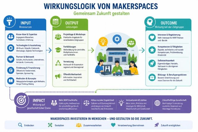 Wirkungslogik von Makerspaces