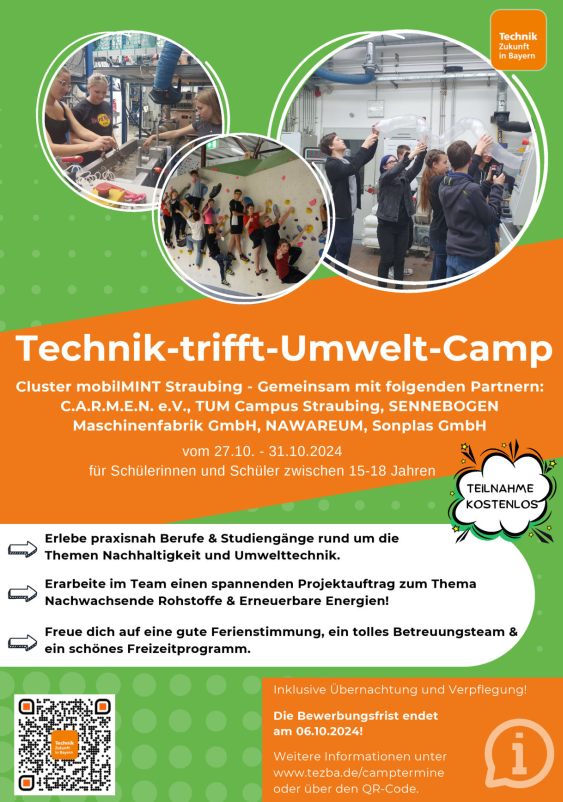 Jugendliche beim Technik-Umwelt-Camp mit Workshop