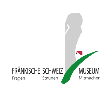 Logo des Fränkische Schweiz Museums mit Felsen.