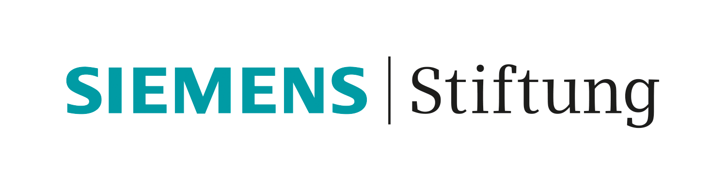 Siemens Stiftung Logo in Blau und Schwarz
