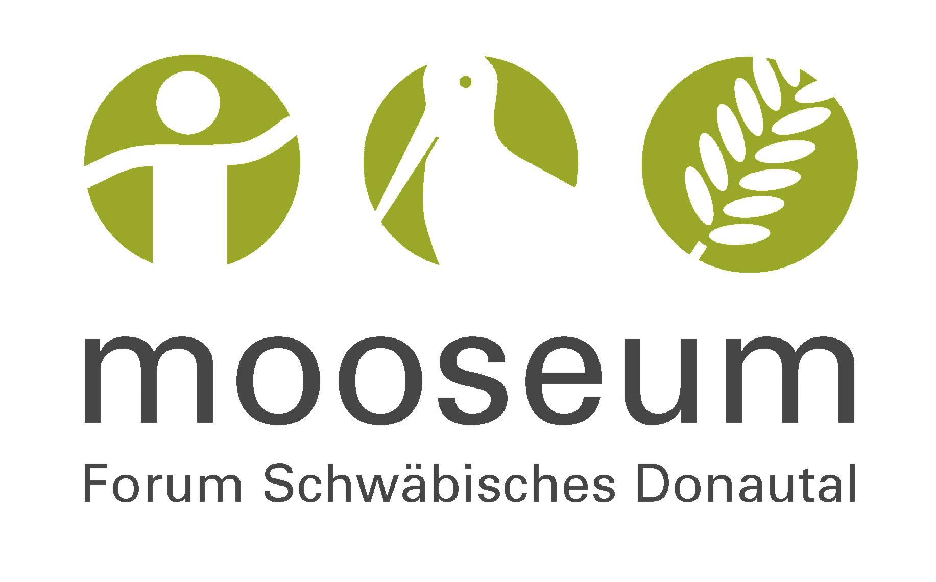 Mooseum Logo mit Naturmotiven