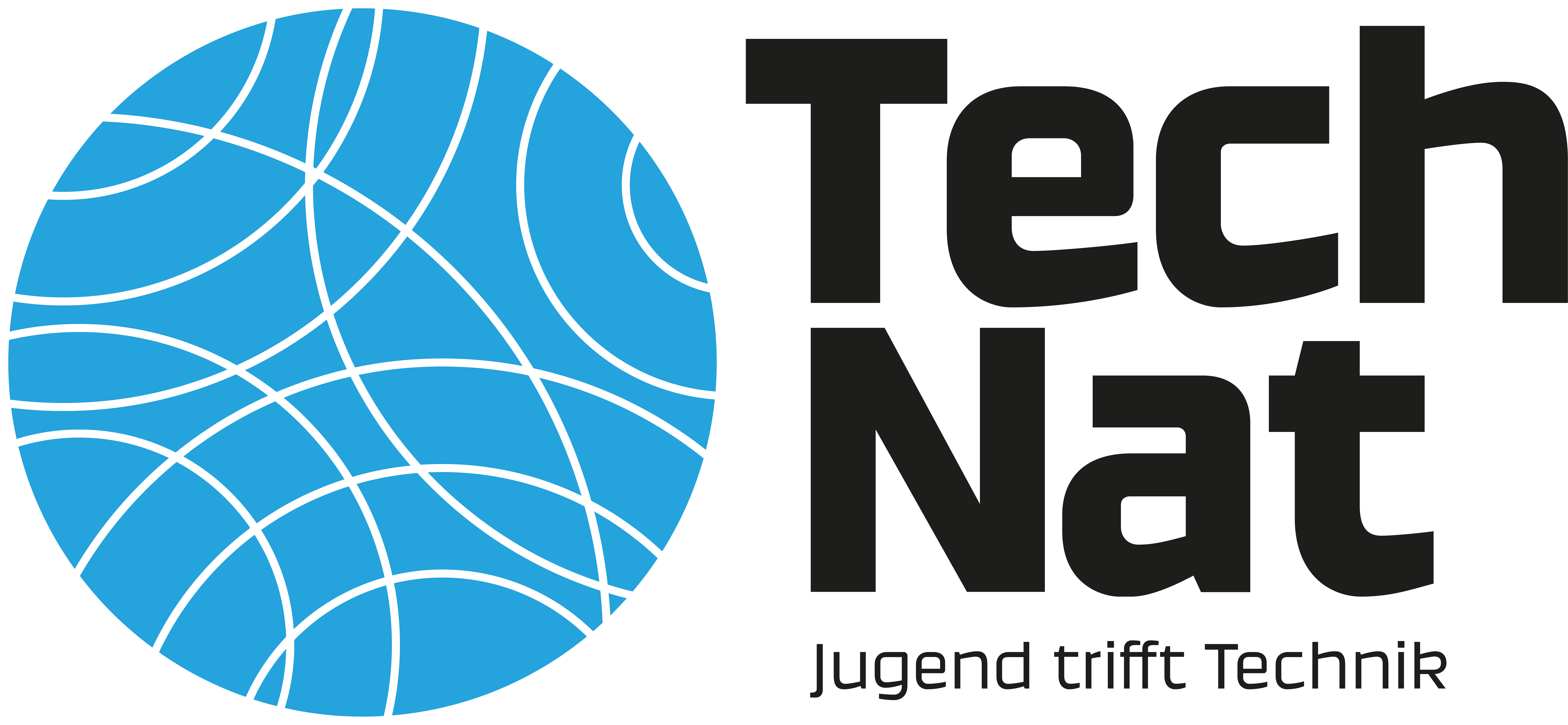 TechNat Logo mit blauem Kreis
