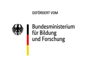 Logo des BMBF mit Adler und Schriftzug.