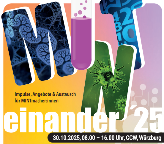 Plakat zur Veranstaltung MINTeinander 2025